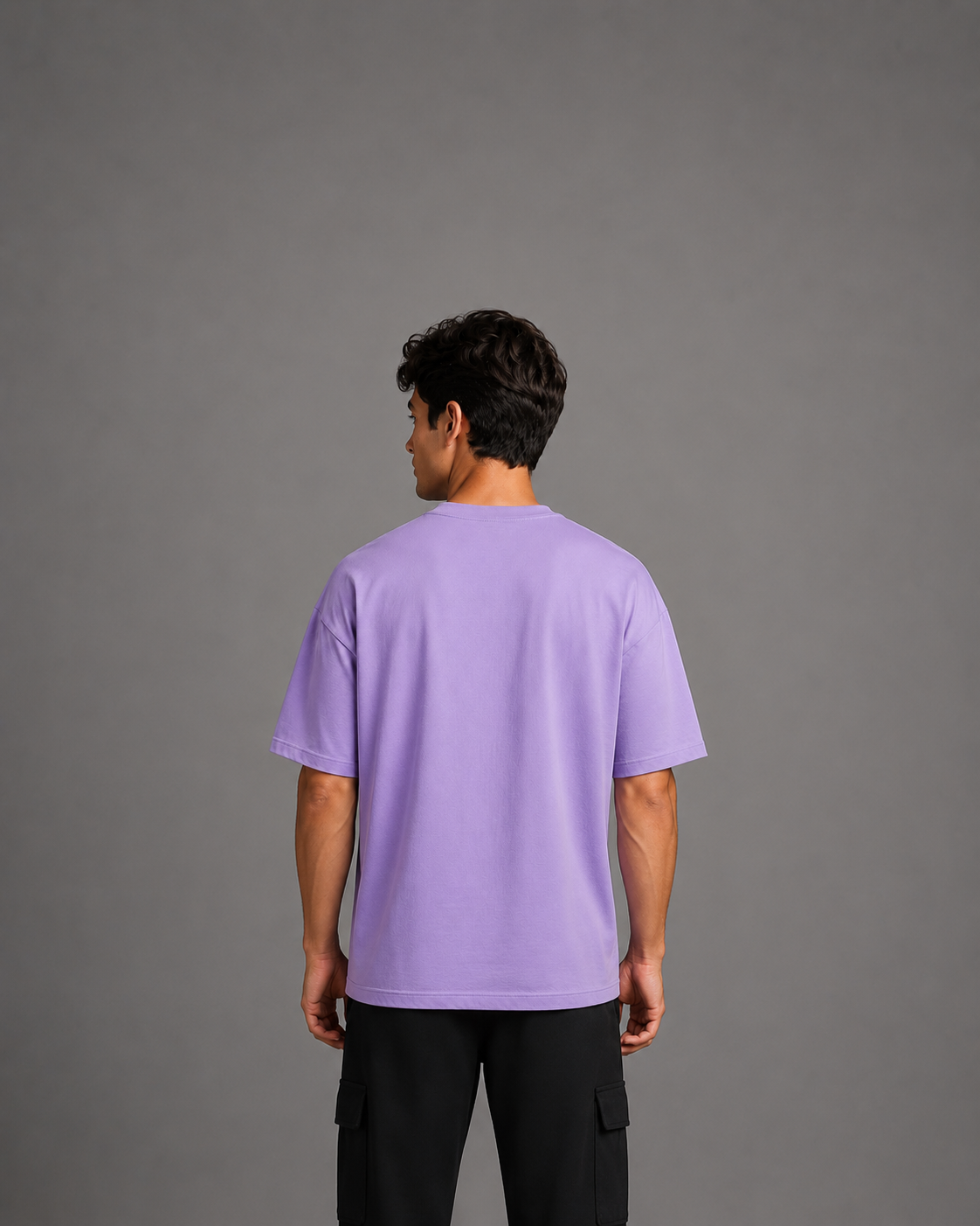 plain lavender oversized tee plain lavender oversized tee
