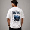 shadow white oversized tee