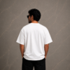 plain white oversized tee