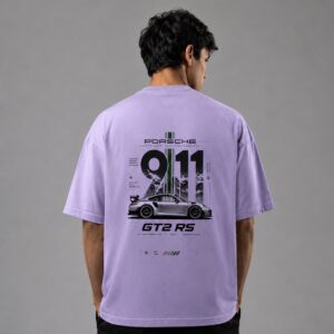 Home sakinor porsche 911 gt2 rs oversized lavender t shirt