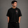 shadow black oversized tee shadow black oversized tee