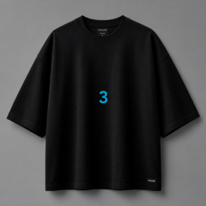 Void Black Oversized Tee