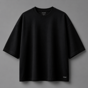 Plain Black Oversized Tee