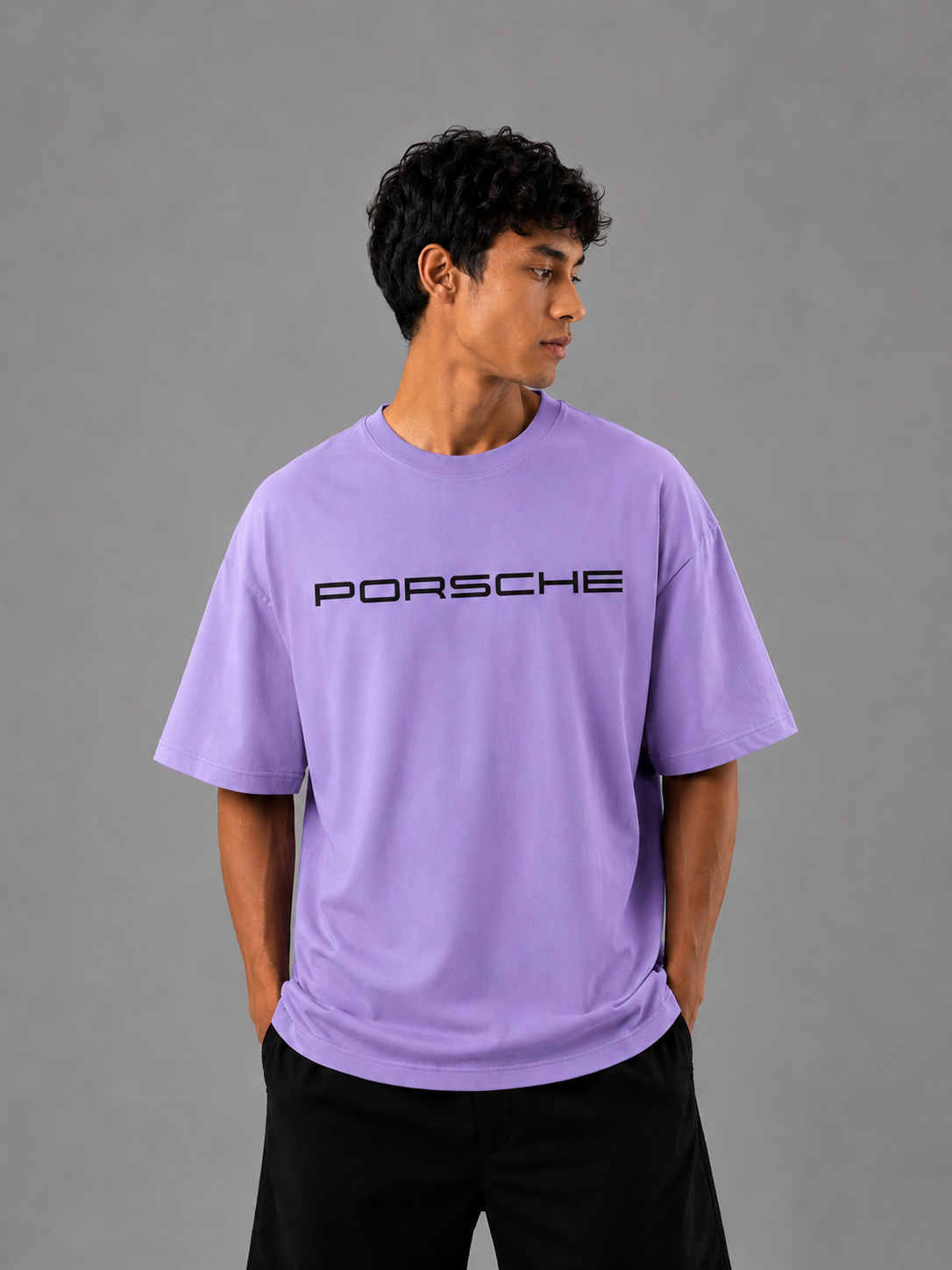 sakinor porsche 911 gt2 rs oversized lavender t shirt