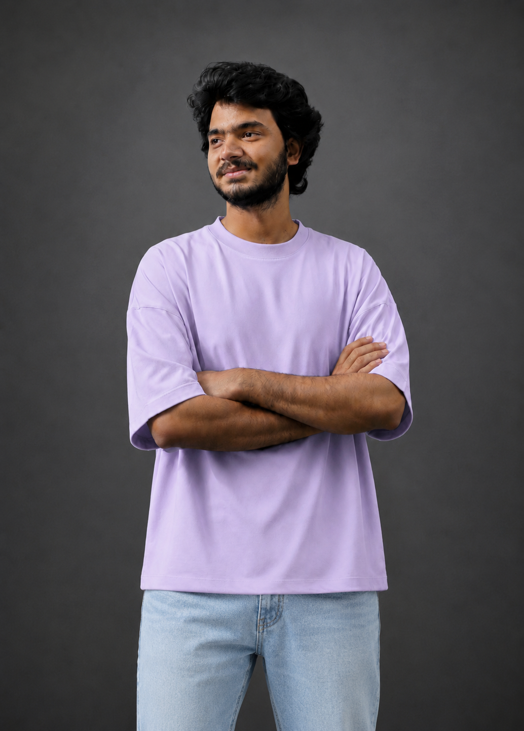 sakinor plain drop shoulder t shirt combo (any 2 for ₹799)