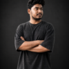 sakinor plain drop shoulder t shirt combo (any 2 for ₹799)
