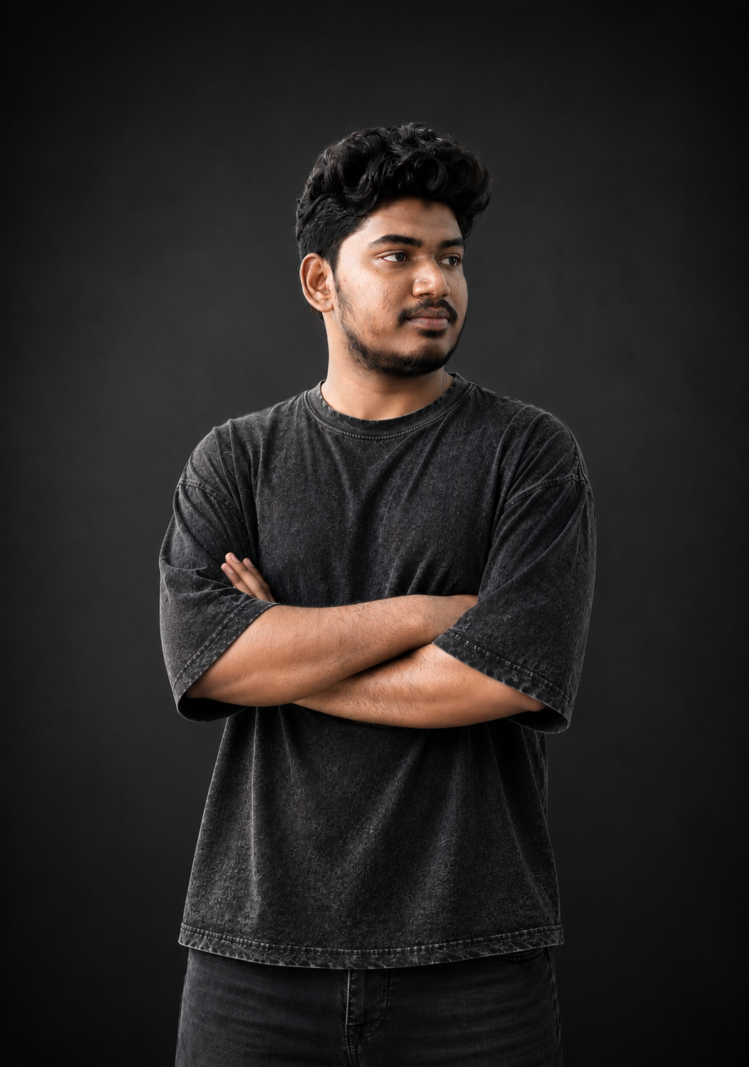 sakinor plain drop shoulder t shirt combo (any 2 for ₹799)