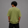 sakinor plain oversized t shirt – army green