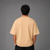 sakinor plain oversized t shirt – biege sakinor plain oversized t shirt – biege